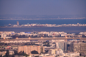 View of Tunis from the mountain -- Tunisia 