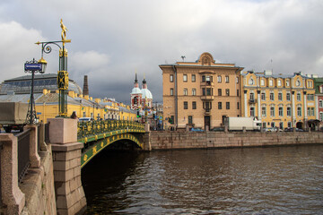 View of Mikhailovsky Castle in St. Petersburg