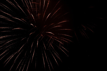 fireworks in the sky