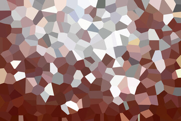 Mixed white and brown seamless mosaic