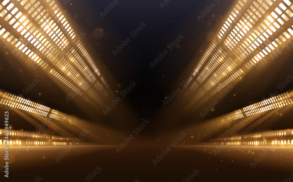 Canvas Prints abstract golden light rays background