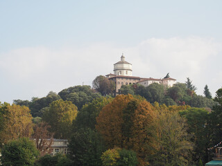 Fototapeta na wymiar Monte Cappuccini church in Turin