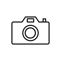 Camera icon vector set. Photography illustration sign collection.Technique symbol or logo.