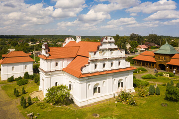 Fototapeta na wymiar Chyhyryn National Historical and Cultural Reserve, Ukraine, view from a drone