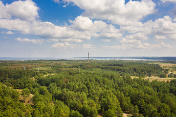 Aerial: The Orbita ghost-town in the 70s of the 20th century was supposed to become a satellite...