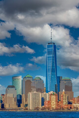 Obraz premium View of the skyscrapers in Manhattan, New York, USA