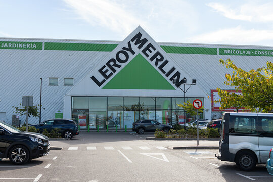 LA POBLA DE VALLBONA, SPAIN - OCTOBER 27, 2021: Leroy Merlin is a French headquartered home improvement and gardening retailer