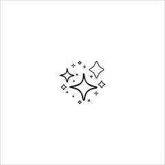 stars, shine icon vector illustration