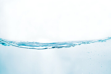 the concave surface of water for the nature background collection. the side view of the water...