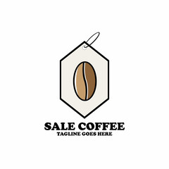 sale coffee illustration design logo restaurant vector