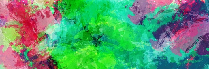 Abstract background painting art with colorful splatter paint brush for halloween poster, banner, website, card background