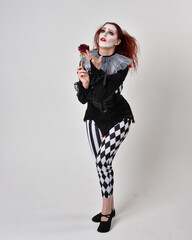   halloween, character, costume, figure pose, posing, portrait, gesture,  isolated,  magical,...