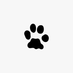 bobcat track icon. bobcat track vector icon on white background