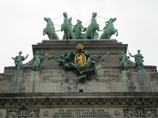 Obraz premium Arcades du Cinquantenaire in Brussels, Belgium