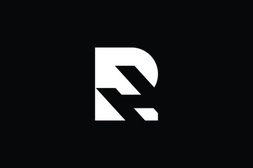 RH logo letter design on luxury background. HR logo monogram initials letter concept. RH icon logo design. HR elegant and Professional letter icon design on black background. R H HR RH