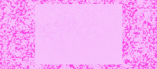 Różowe tło z ramką © Hanna