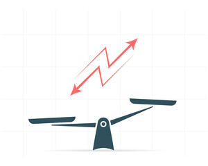 Vector scales Icon, isolated on white bacground in modern style