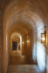 Fototapeta premium Abbey monastery cave