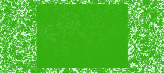 Zielone tło z ramką. © Hanna