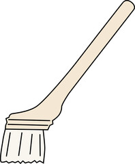 可愛いハケのイラスト素材