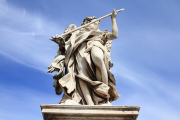 Saint Angel Bridge in Rome, Italy