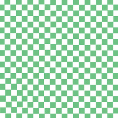 Green White Seamless Grid Pattern Abstract Vector Background