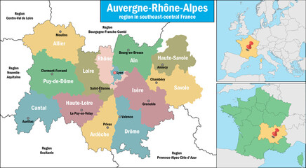 One of regions of the French Republic