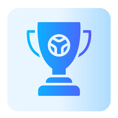 trophy gradient icon