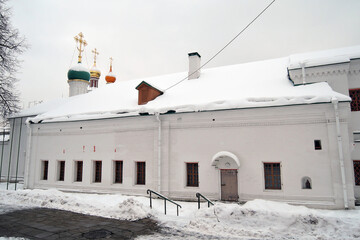 Novodevichy convent in Moscow in winter