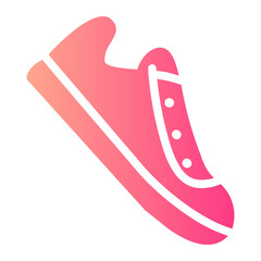 football boots gradient icon