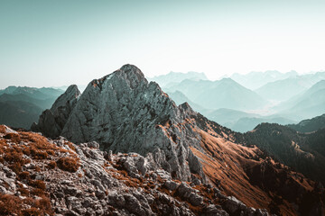 K&ouml;llenspitze Mountain in Austria, Tannheimer Tal