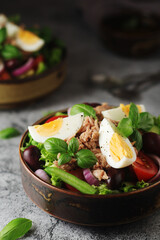 Nicoise salad - traditional French dish