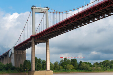 Obraz premium Pont d'Aquitaine à Bordeaux en France