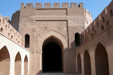 Babul Vustan Bastion was built in the 11th century during the Great Seljuk period. The brick decorations on the castle are remarkable. Baghdad, Iraq. © Ahmet