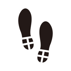 Black Imprint soles shoes icon