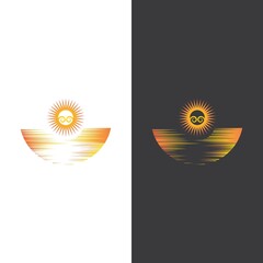 Sun Vector illustration Icon