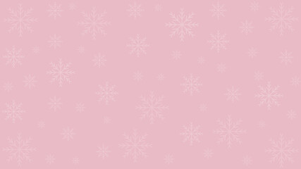 background, Snowflakes on a pink background, white snowflakes, idea for background