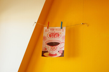 Teatime in gelb