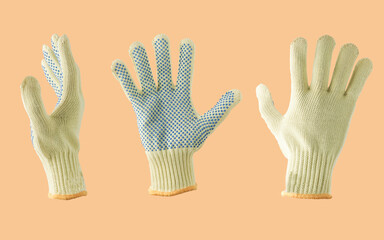 working glove with spots.
Uses as a hand protector against friction and makes the grip stronger and...