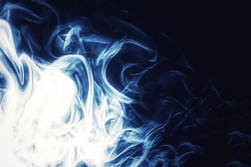 煙が渦巻く抽象的な背景