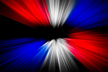 Naklejka premium Wallpaper background of an abstract colorful multicolored explosion. Red white blue