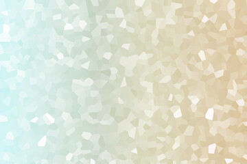 Mosaic crystal geometric shape texture background gradient pastel color.