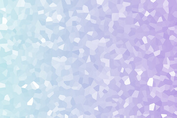 Mosaic crystal geometric shape texture background gradient pastel color.
