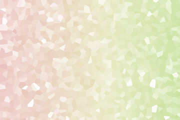 Mosaic crystal geometric shape texture background gradient pastel color.