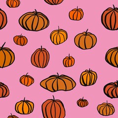 Halloween pumpkins card