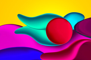 Abstract modern shape and color design background, Gradient colorful abstract  background