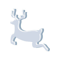 white deer icon