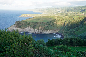 Obraz premium scenic landscape on sao miguel island