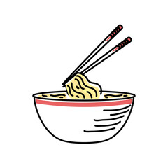 noodles and sticks