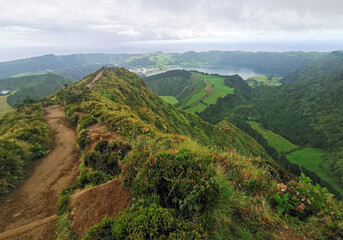 amazing landscape on the azores islands